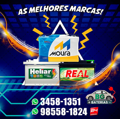 Baterias Automotivas no Comerciários BH